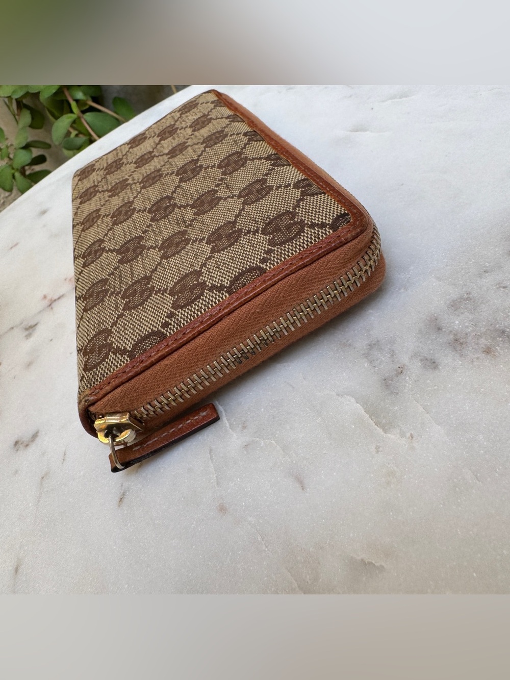 SOLD Gucci GG Canvas Long Zippy Wallet - Picture 10 of 15